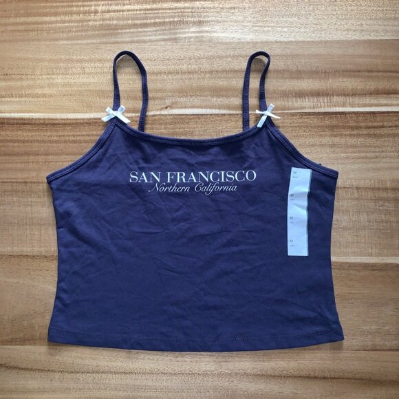 Wild Fable 2-Pack Junior Teens Graphic Camisoles Spaghetti Straps Size Medium - Picture 3 of 11